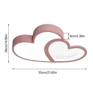 LED Ceiling Light Heart Shaped