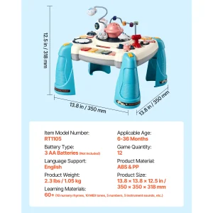 Baby Spacecraft Musical Table